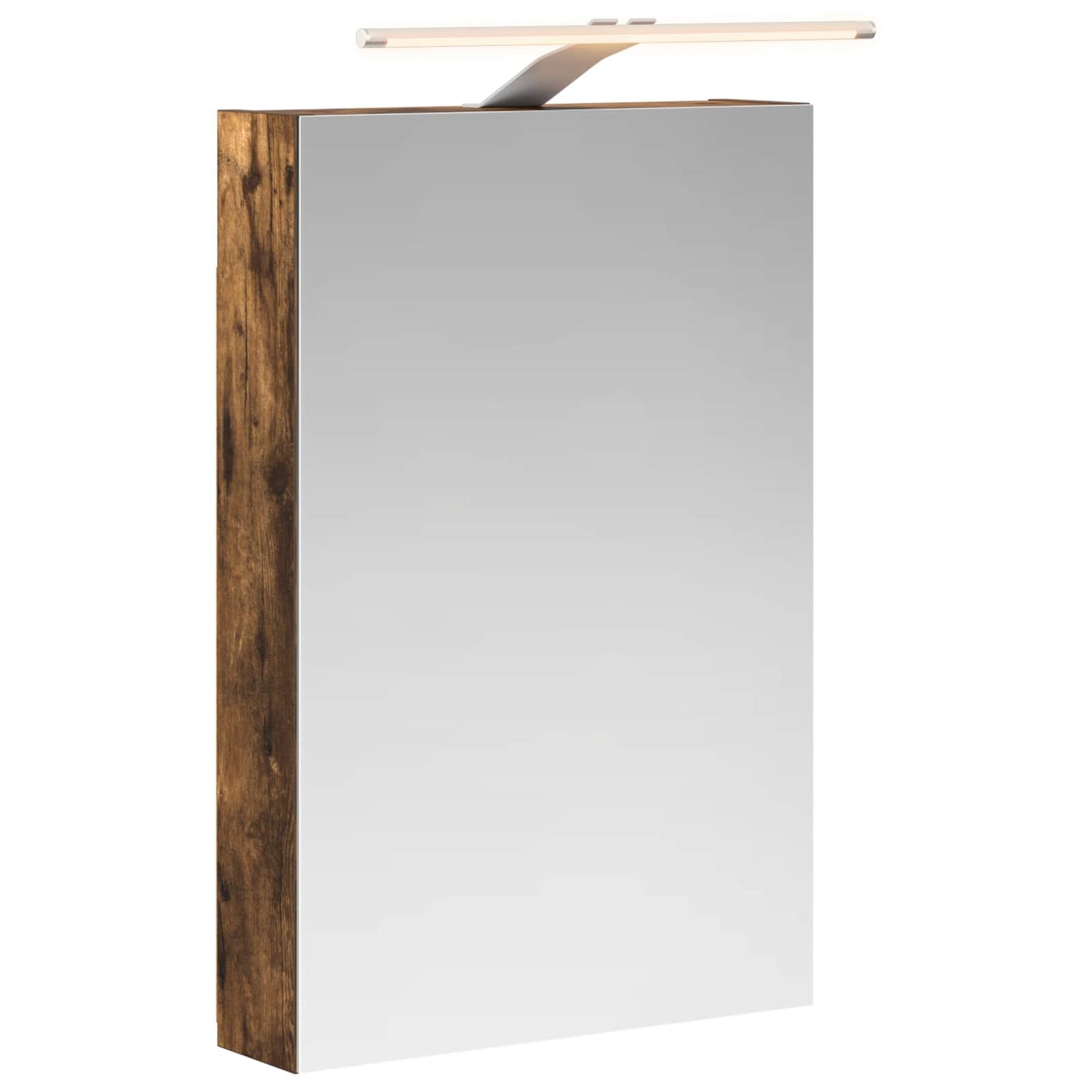 Bathroom Mirror Cabinet Smoked Oak 40 x 10.5 x 60.5 cm