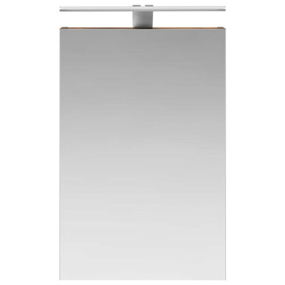 Bathroom Mirror Cabinet Smoked Oak 40 x 10.5 x 60.5 cm