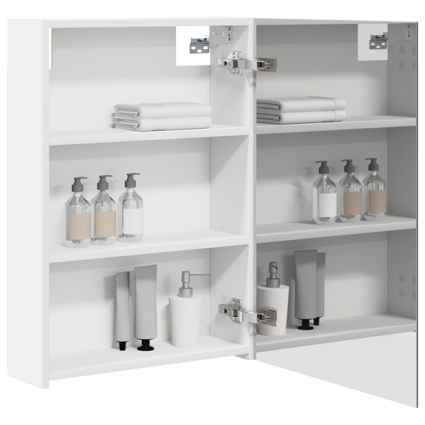 Bathroom Mirror Cabinet White 50 x 14.5 x 70 cm Engineered wood