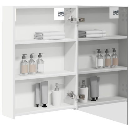Bathroom Mirror Cabinet White 50 x 14.5 x 70 cm Engineered wood