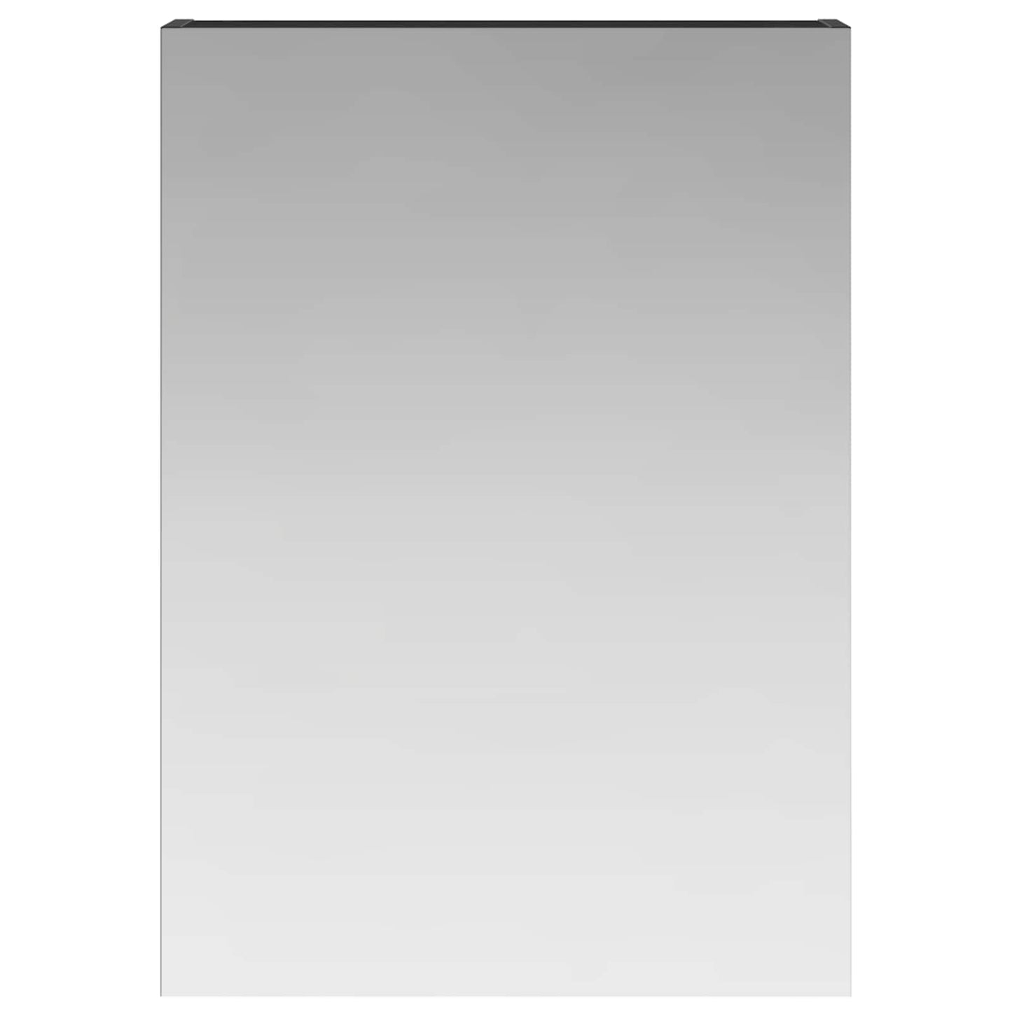 Bathroom Mirror Cabinet Black Oak 50 x 14.5 x 70 cm