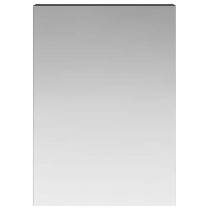 Bathroom Mirror Cabinet Black Oak 50 x 14.5 x 70 cm