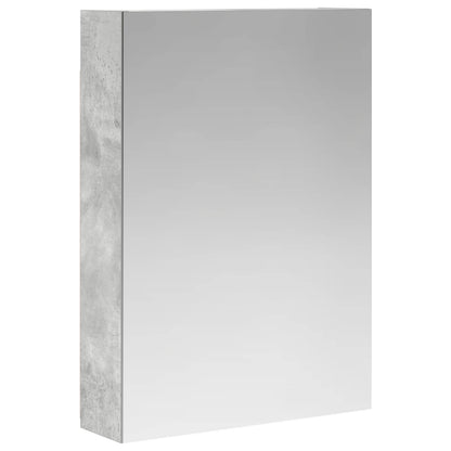 Bathroom Mirror Cabinet Concrete Grey 50 x 14.5 x 70 cm