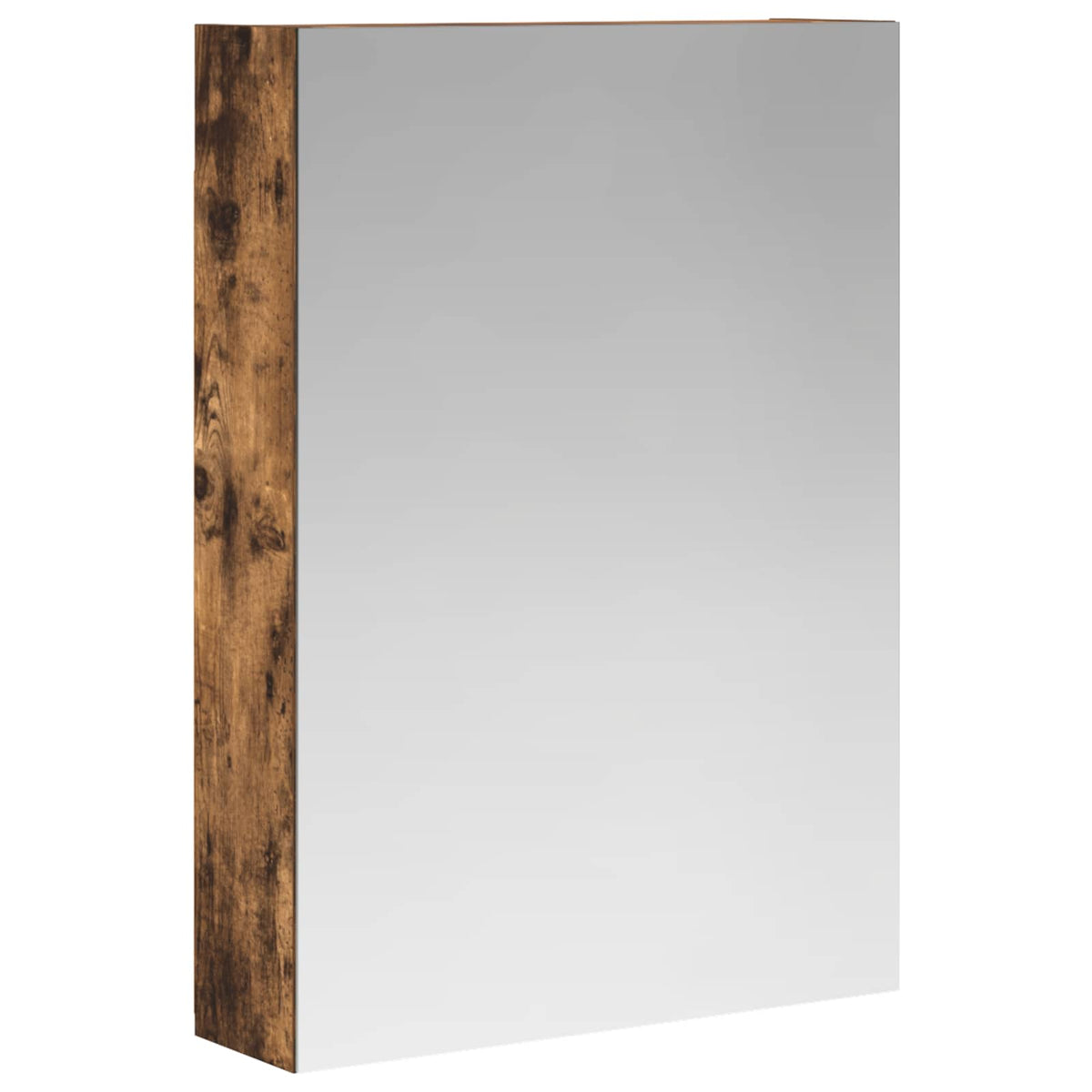 Bathroom Mirror Cabinet Smoked Oak 50 x 14.5 x 70 cm