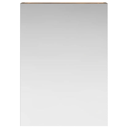 Bathroom Mirror Cabinet Smoked Oak 50 x 14.5 x 70 cm