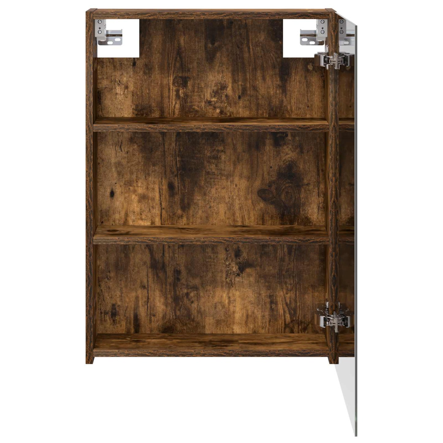 Bathroom Mirror Cabinet Smoked Oak 50 x 14.5 x 70 cm