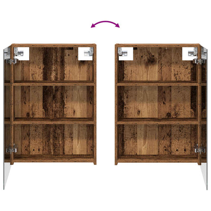 Bathroom Mirror Cabinet Old Wood 50 x 14.5 x 70 cm