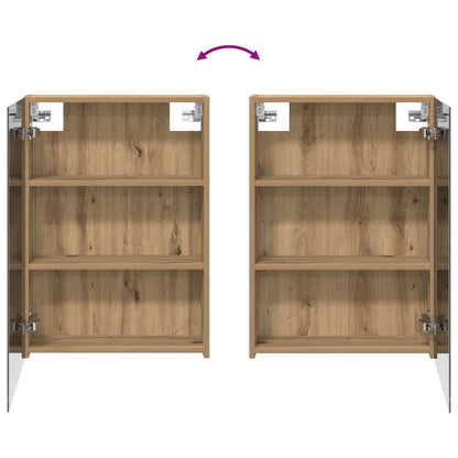 Bathroom Mirror Cabinet Artisian Oak 50 x 14.5 x 70 cm