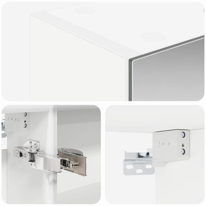 Bathroom Mirror Cabinet White 50 x 14.5 x 70 cm Engineered wood