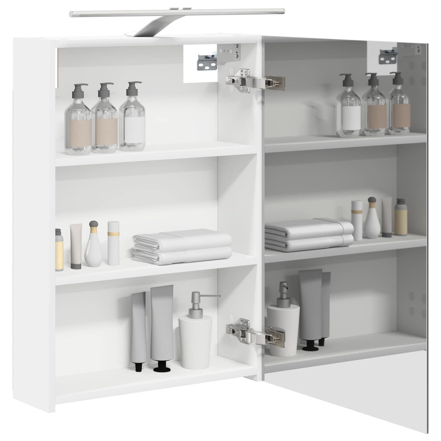 Bathroom Mirror Cabinet White 50 x 14.5 x 70 cm Engineered wood