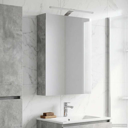 Bathroom Mirror Cabinet Concrete Grey 50 x 14.5 x 70 cm