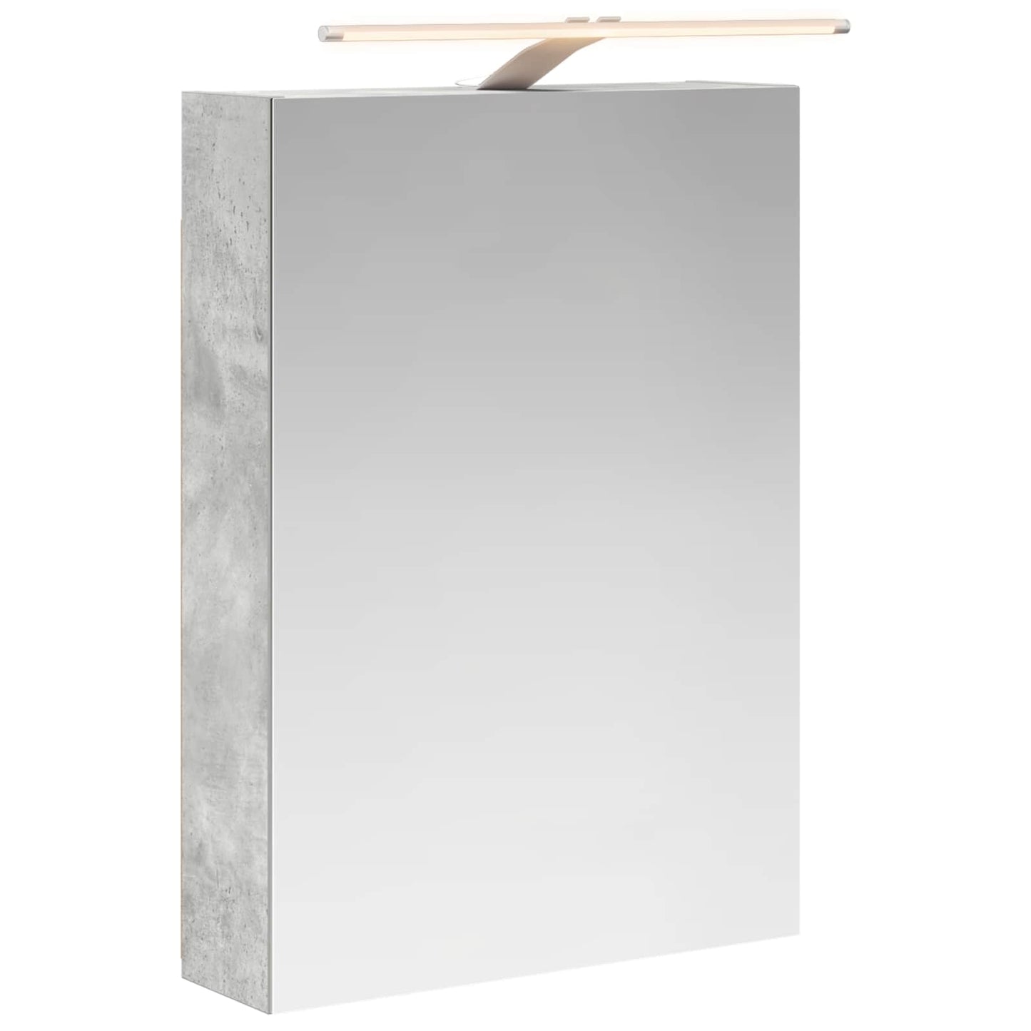 Bathroom Mirror Cabinet Concrete Grey 50 x 14.5 x 70 cm