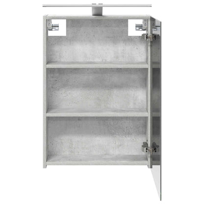 Bathroom Mirror Cabinet Concrete Grey 50 x 14.5 x 70 cm