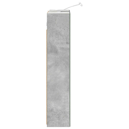 Bathroom Mirror Cabinet Concrete Grey 50 x 14.5 x 70 cm