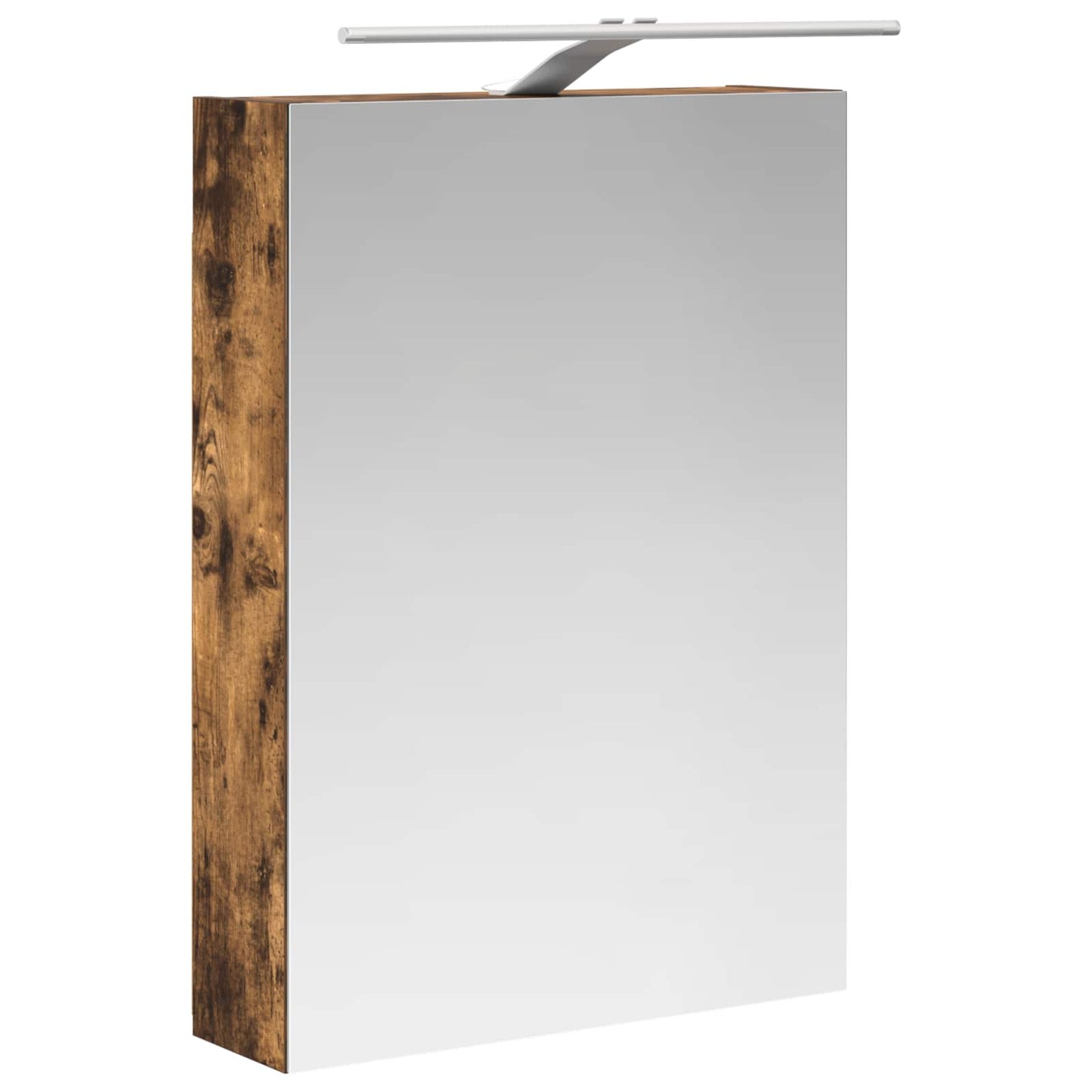 Bathroom Mirror Cabinet Smoked Oak 50 x 14.5 x 70 cm