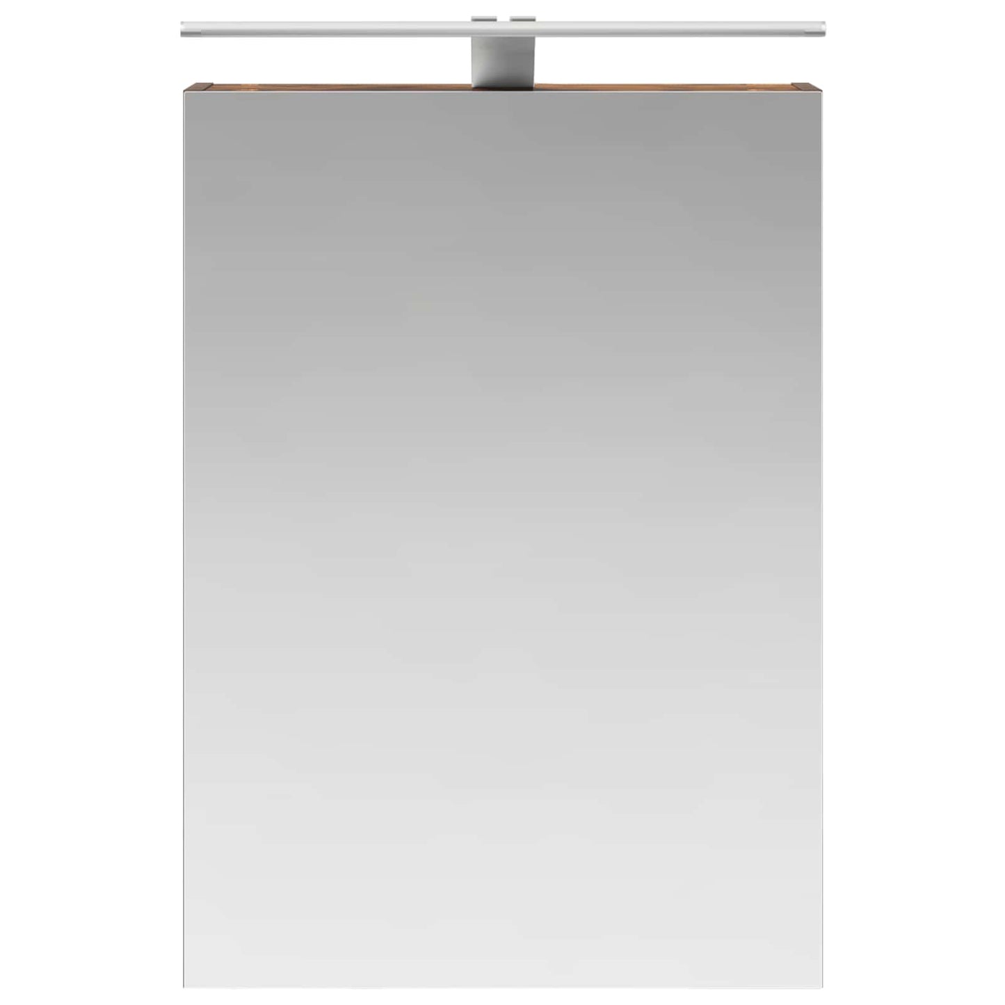 Bathroom Mirror Cabinet Smoked Oak 50 x 14.5 x 70 cm