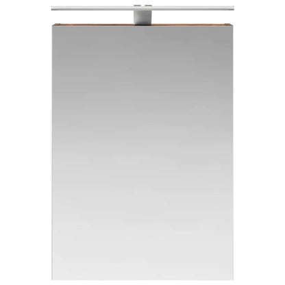 Bathroom Mirror Cabinet Smoked Oak 50 x 14.5 x 70 cm