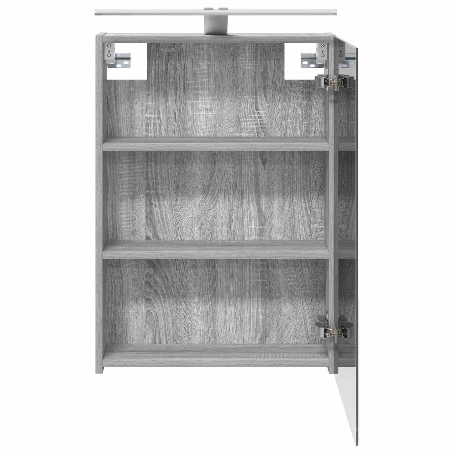 Bathroom Mirror Cabinet Grey Sonoma 50 x 14.5 x 70 cm