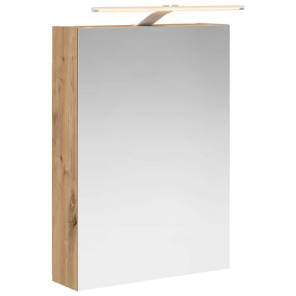 Bathroom Mirror Cabinet Artisian Oak 50 x 14.5 x 70 cm