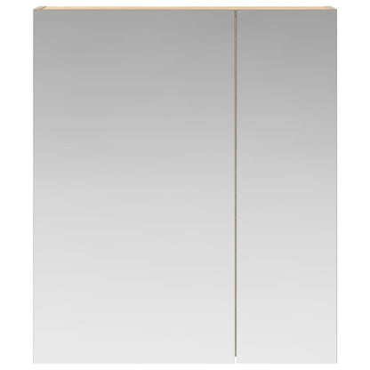 Bathroom Mirror Cabinet Sonoma Oak 60 x 14.5 x 70 cm