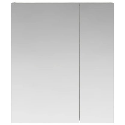 Bathroom Mirror Cabinet Concrete Grey 60 x 14.5 x 70 cm