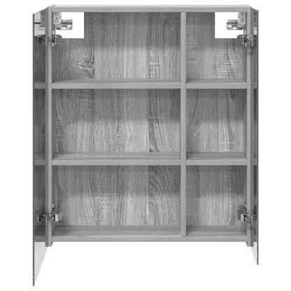 Bathroom Mirror Cabinet Grey Sonoma 60 x 14.5 x 70 cm