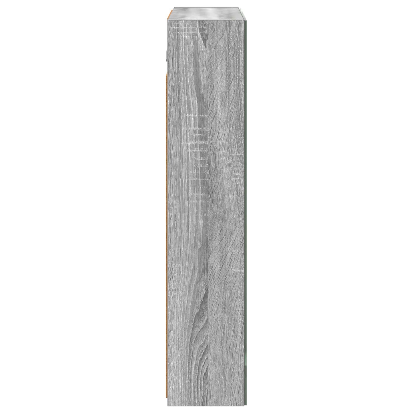 Bathroom Mirror Cabinet Grey Sonoma 60 x 14.5 x 70 cm