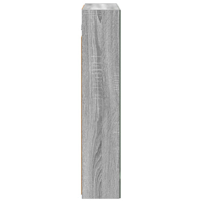 Bathroom Mirror Cabinet Grey Sonoma 60 x 14.5 x 70 cm