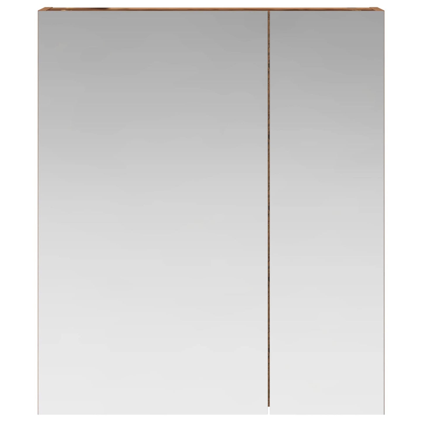 Bathroom Mirror Cabinet Old Wood 60 x 14.5 x 70 cm