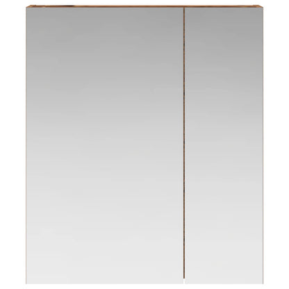 Bathroom Mirror Cabinet Old Wood 60 x 14.5 x 70 cm