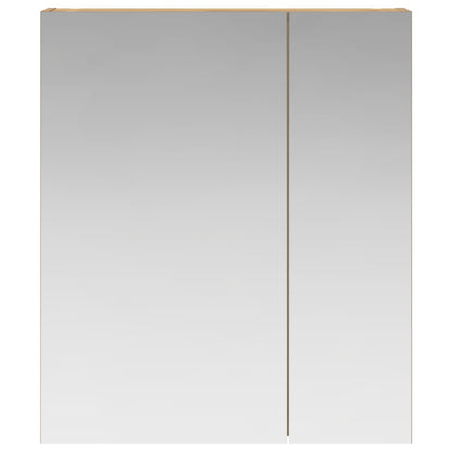Bathroom Mirror Cabinet Artisian Oak 60 x 14.5 x 70 cm