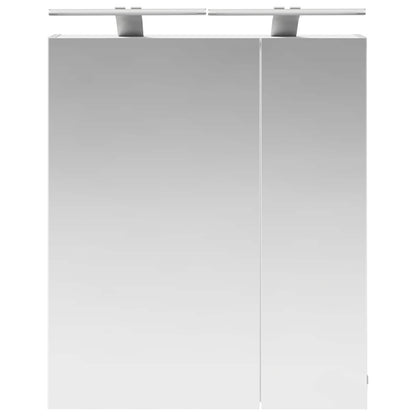 Bathroom Mirror Cabinet White 60 x 14.5 x 70 cm Engineered wood