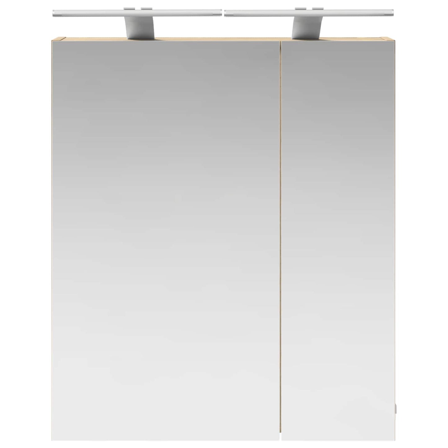 Bathroom Mirror Cabinet Sonoma Oak 60 x 14.5 x 70 cm