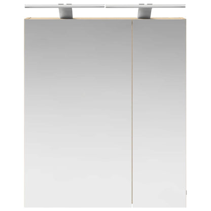 Bathroom Mirror Cabinet Sonoma Oak 60 x 14.5 x 70 cm