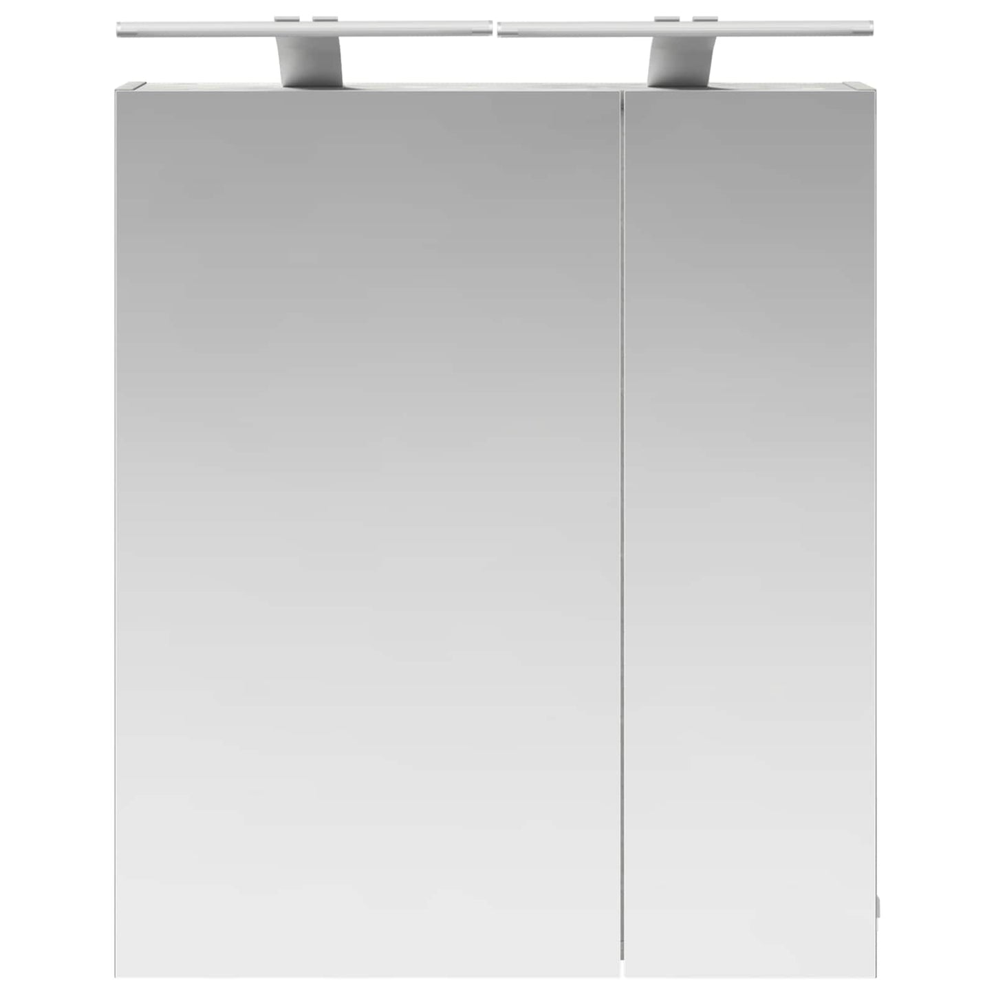 Bathroom Mirror Cabinet Concrete Grey 60 x 14.5 x 70 cm