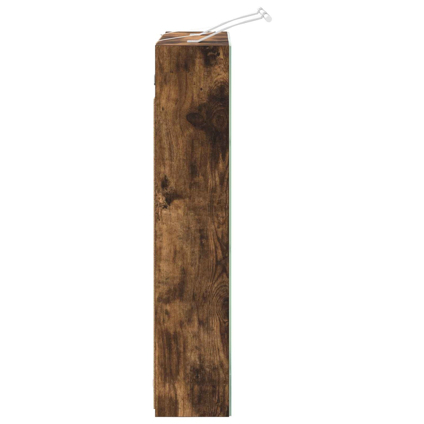 Bathroom Mirror Cabinet Smoked Oak 60 x 14.5 x 70 cm