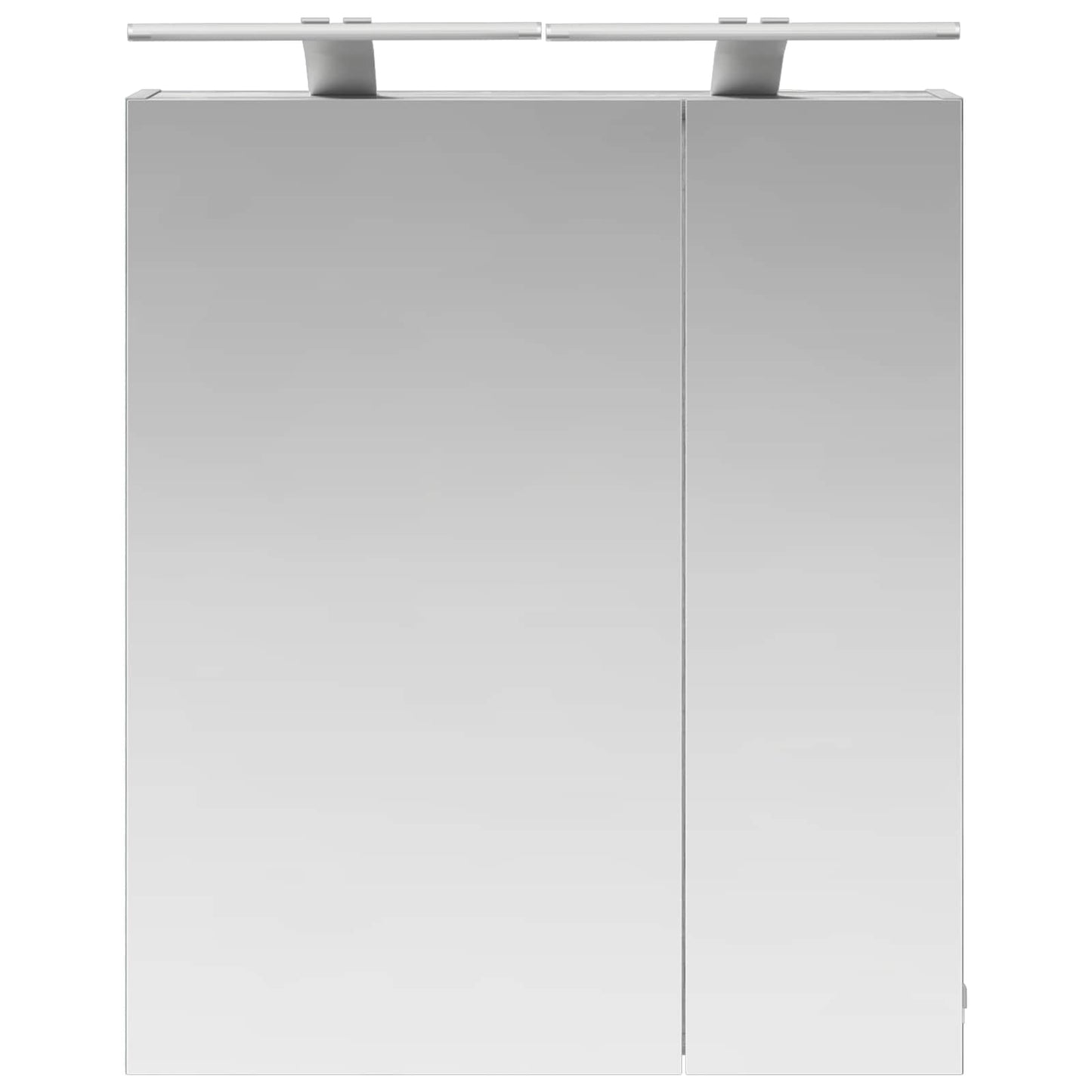 Bathroom Mirror Cabinet Grey Sonoma 60 x 14.5 x 70 cm