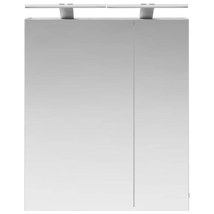 Bathroom Mirror Cabinet Grey Sonoma 60 x 14.5 x 70 cm