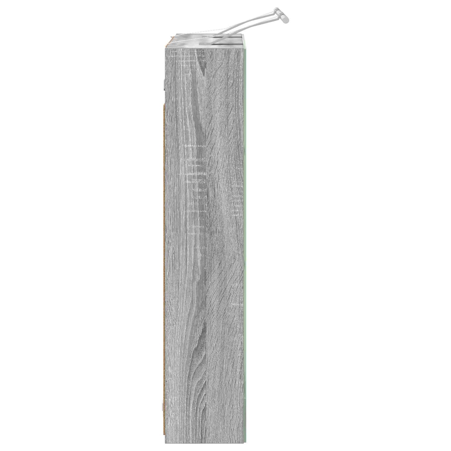 Bathroom Mirror Cabinet Grey Sonoma 60 x 14.5 x 70 cm