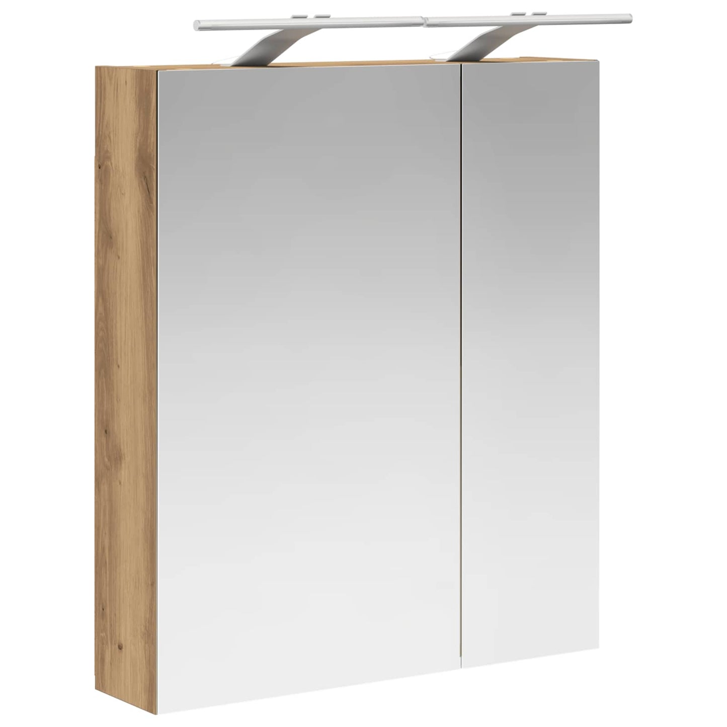 Bathroom Mirror Cabinet Artisian Oak 60 x 14.5 x 70 cm