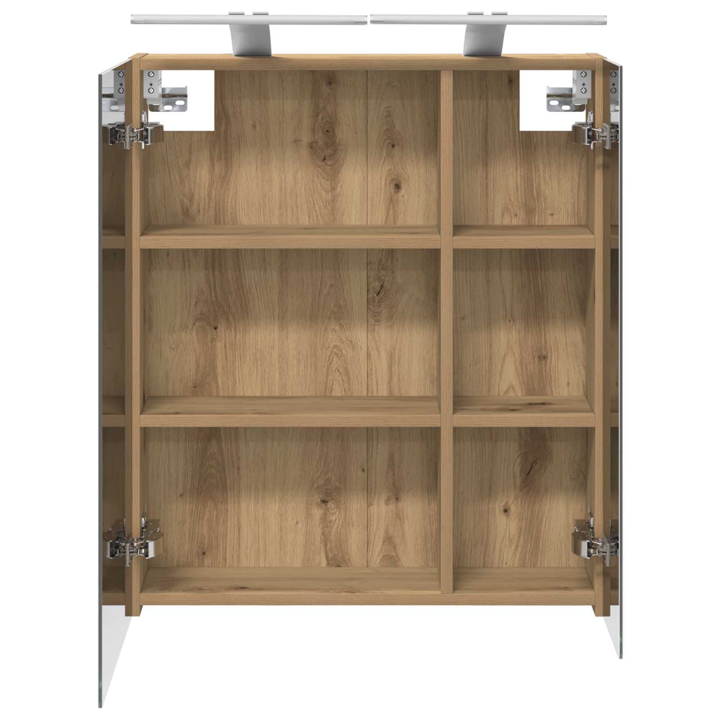 Bathroom Mirror Cabinet Artisian Oak 60 x 14.5 x 70 cm