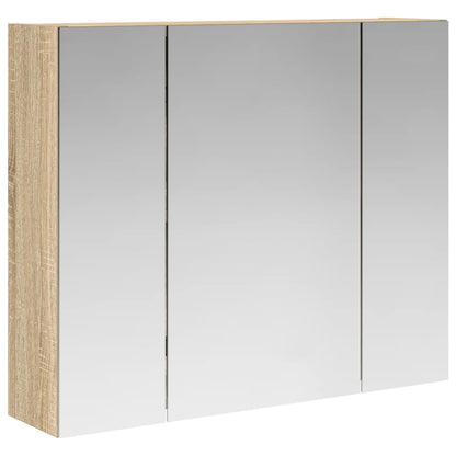 Bathroom Mirror Cabinet Sonoma Oak 60 x 14.5 x 50 cm