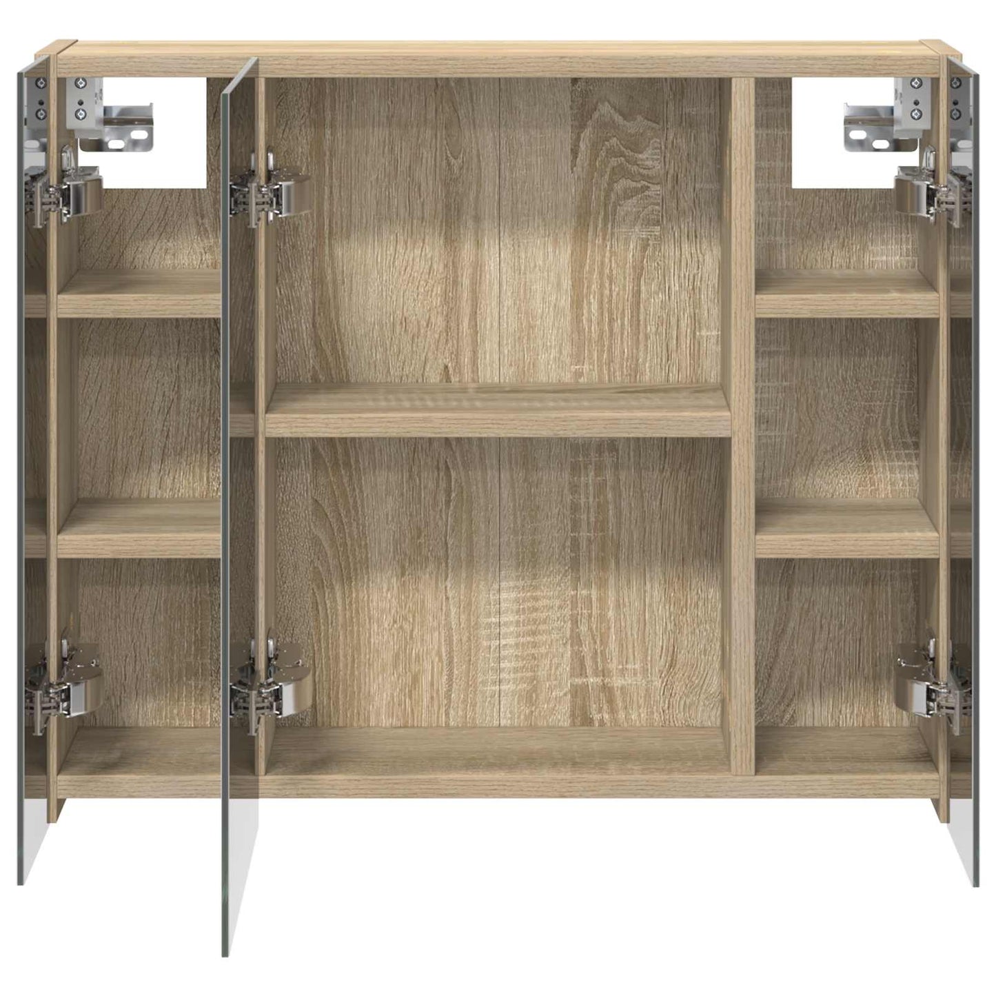 Bathroom Mirror Cabinet Sonoma Oak 60 x 14.5 x 50 cm
