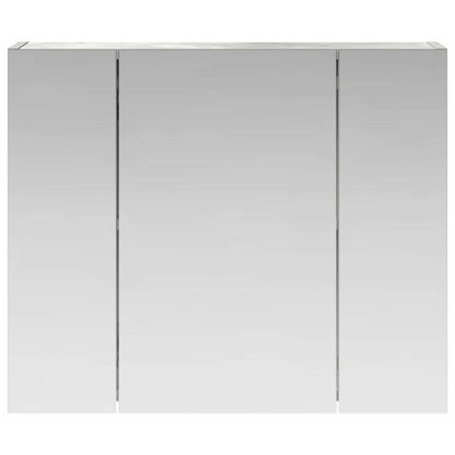 Bathroom Mirror Cabinet Concrete Grey 60 x 14.5 x 50 cm