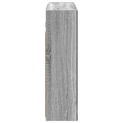 Bathroom Mirror Cabinet Grey Sonoma 60 x 14.5 x 50 cm