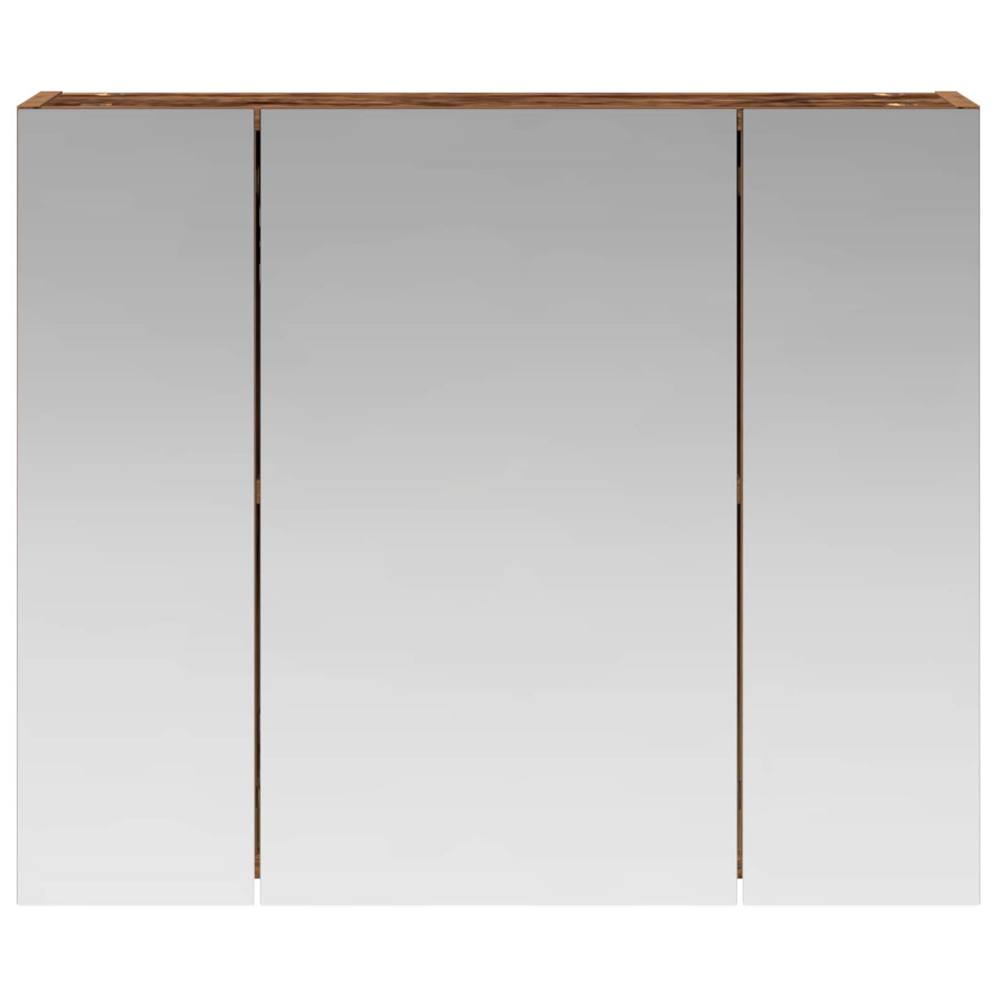 Bathroom Mirror Cabinet Old Wood 60 x 14.5 x 50 cm