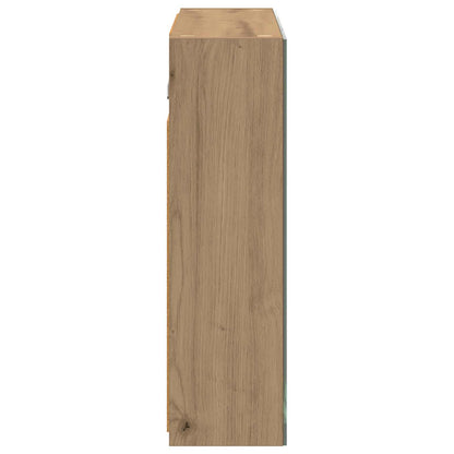 Bathroom Mirror Cabinet Artisan Oak 60 x 14.5 x 50 cm