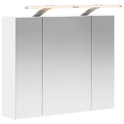 Bathroom Mirror Cabinet White 60 x 14.5 x 50 cm Engineered wood