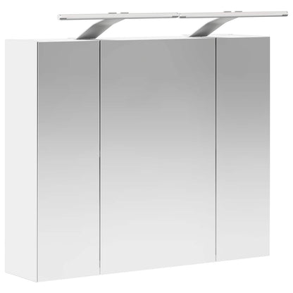 Bathroom Mirror Cabinet White 60 x 14.5 x 50 cm Engineered wood
