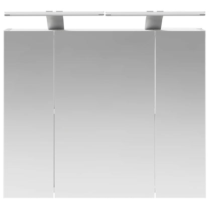 Bathroom Mirror Cabinet White 60 x 14.5 x 50 cm Engineered wood